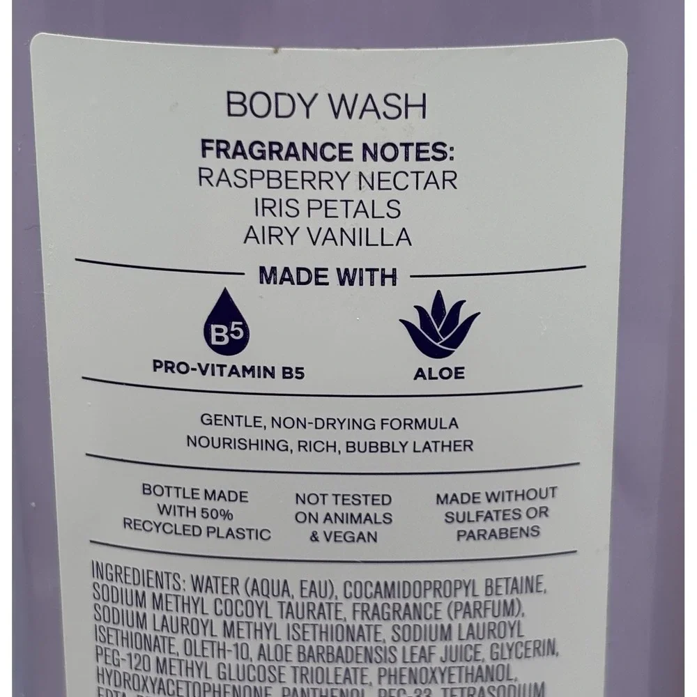 Bath & Body‎ Works Butterfly Exfoliating Glow Body Scrub 8oz & Body Wash 10oz